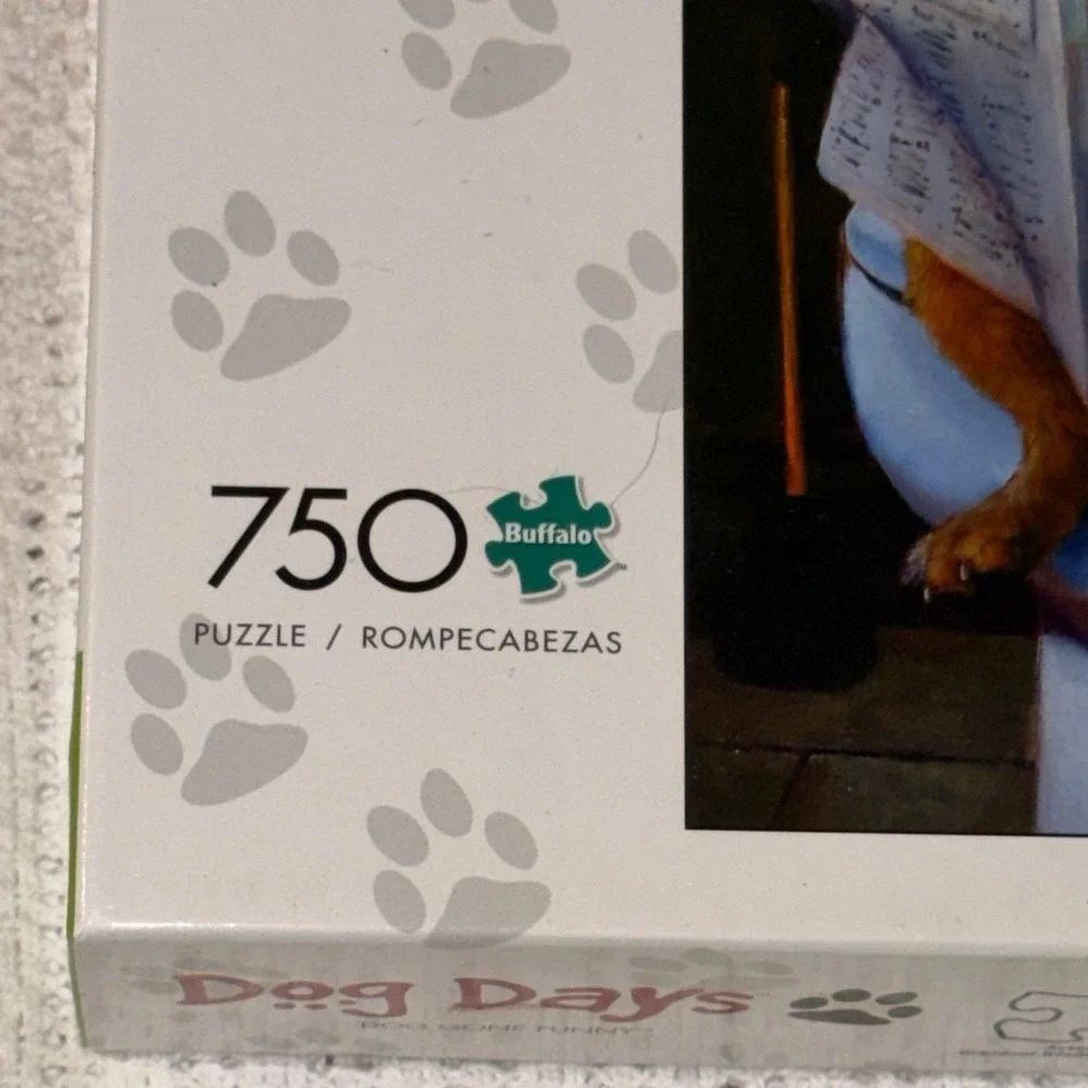 Buffalo Games Dog Days Dog Gone Funny 750 Piece Jigsaw Puzzle Lucia Heffernan